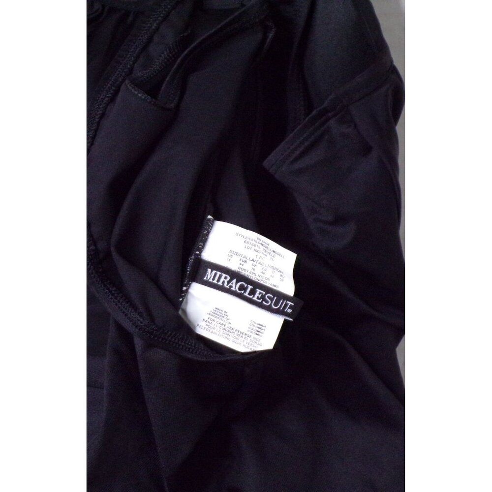 🆕 MIRACLESUIT Rock Solid Revele Slimming One Piece Swimsuit 14 Black - Picture 13 of 13